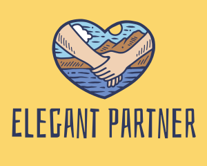 Wife - Couple Beach Vacation logo design