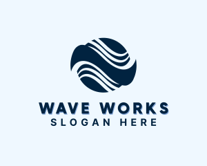 Waves Science Laboratory logo design