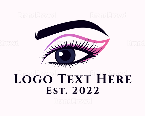 Glamorous Eye Makeup Logo