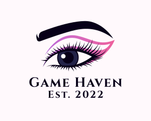 Makeup Artist - Glamorous Eye Makeup logo design