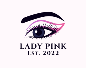Eyeshadow - Glamorous Eye Makeup logo design