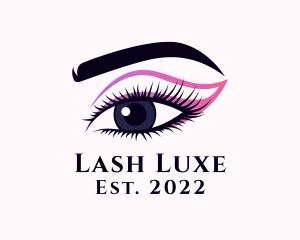 Glamorous Eye Makeup logo design