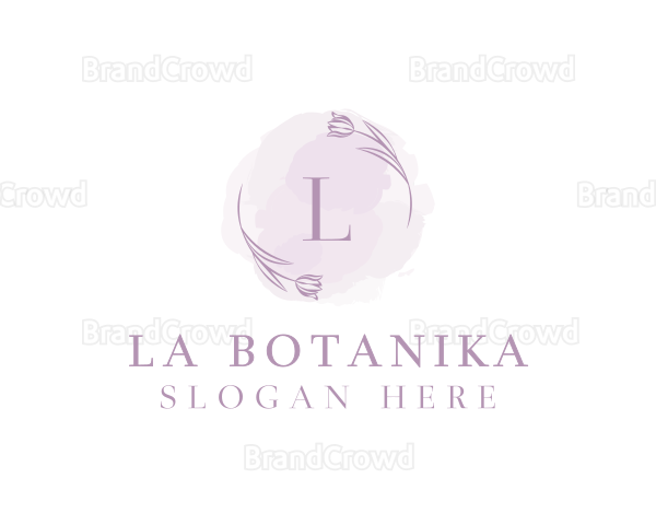 Beauty Floral Watercolor Logo