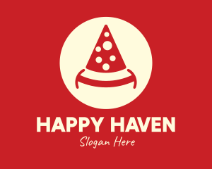 Happy Pizza Party logo design