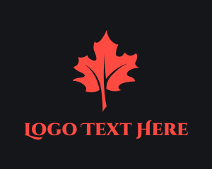 Sovereign - Canadian Maple Leaf logo design