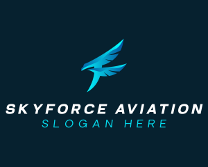 Airforce - Falcon Flight Company logo design