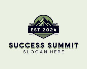 Mountain Camping Summit logo design