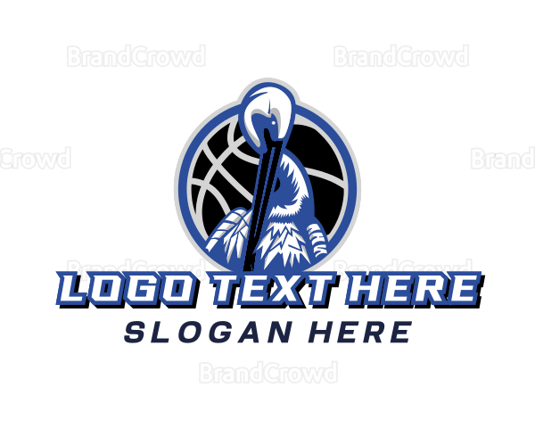 Pelican Basketball Sports Logo