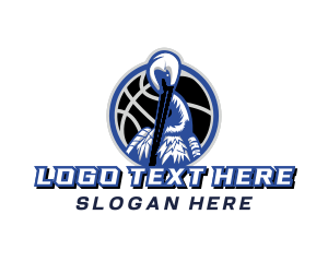 Pelican Basketball Sports logo design