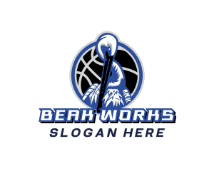 Beak - Pelican Basketball Sports logo design