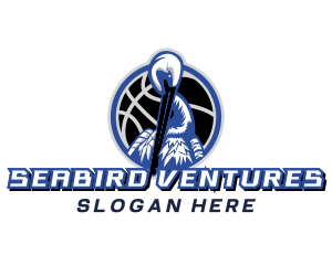 Seabird - Pelican Basketball Sports logo design