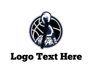 Beak - White Pelican Basketball logo design