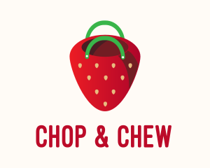 Cute Strawberry Bag  Logo