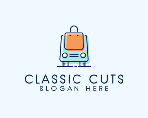 Shopping Bag Vehicle logo design