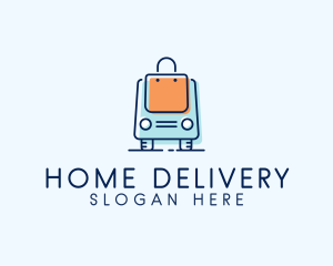 Shopping Bag Vehicle logo design