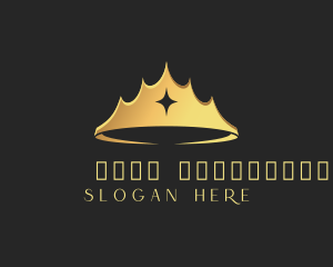 Royal - Gold Diamond Tiara logo design