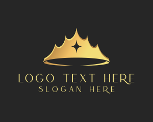 Gold Diamond Tiara Logo