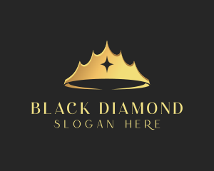 Gold Diamond Tiara logo design