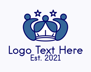 Volunteering - People Crown Community logo design