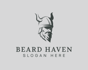 Beard - Viking Beard Man logo design