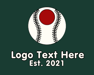Softball - Japanese Baseball Team logo design