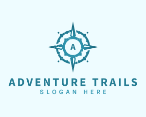 Adventure Compass Navigation logo design