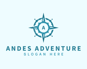 Adventure Compass Navigation logo design