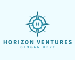 Adventure Compass Navigation logo design