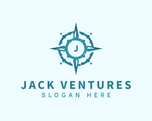 Adventure Compass Navigation logo design