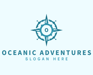 Adventure Compass Navigation logo design