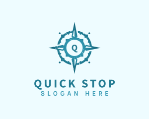 Adventure Compass Navigation logo design