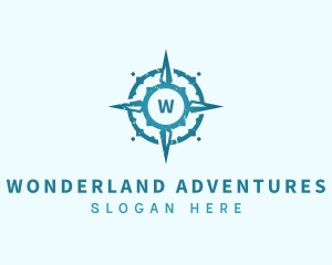 Adventure Compass Navigation logo design