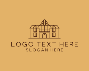 Travel Agency - Traditional House Structure Landmark logo design