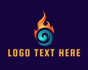Fire Safety - Fire Elemental Gaming logo design