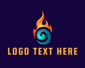 Fire - Fire Elemental Gaming logo design