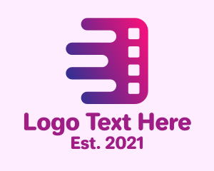 Film Strip - Fast Film Strip logo design