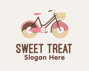 Doughnut - Doughnut Bicycle Cycle logo design
