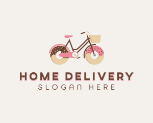 Doughnut Bicycle Cycle logo design