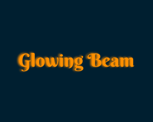 Whimsical Orange Glow logo design