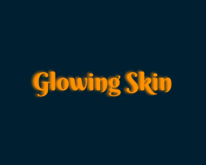 Whimsical Orange Glow logo design