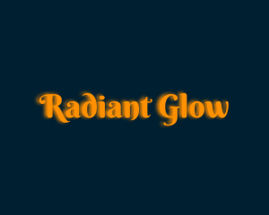 Glow - Whimsical Orange Glow logo design