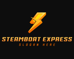 Lightning Electrical Express logo design