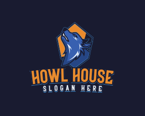 Howl - Wild Wolf Head Howl logo design