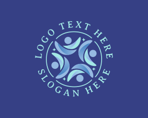 Cooperative - People Organization Community logo design