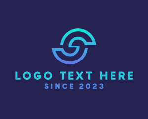 Firm - Digital Technology Firm Letter S logo design