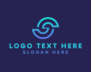 Lettermark - Creative Studio Letter S logo design