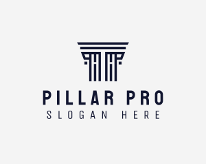 Business Firm Pillar logo design