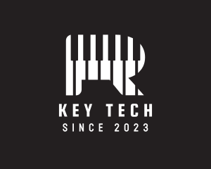 Keyboard - Piano Keys Musician logo design