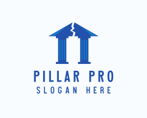 Pillar Temple Legal logo design