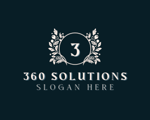 Floral Wreath Boutique logo design